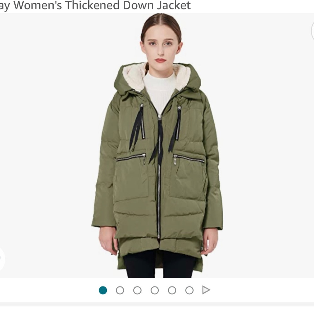 Orolay Size Small Olive Green Jacket